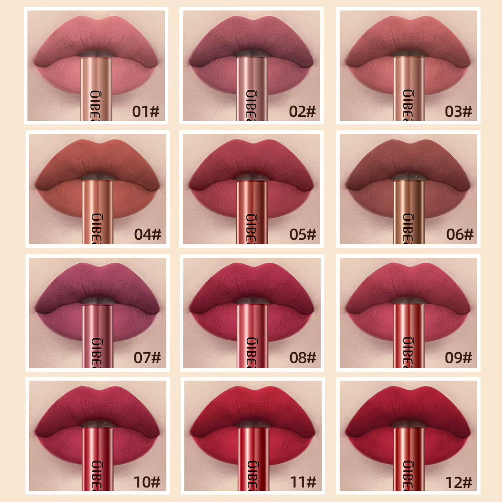 Velvet Pout - Velvet Matte Liquid Lipstick - Waterproof Long Lasting