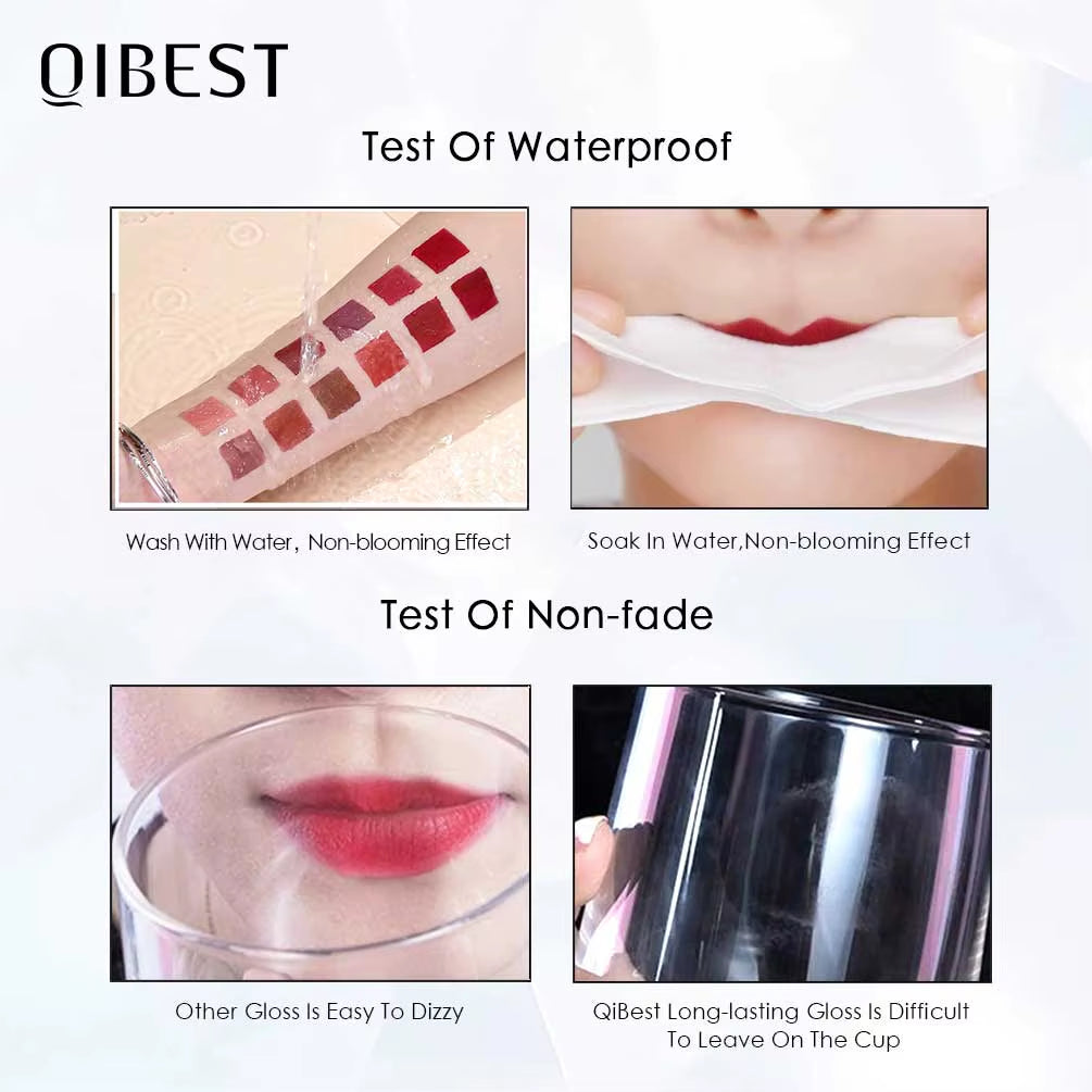 Velvet Pout - Velvet Matte Liquid Lipstick - Waterproof Long Lasting