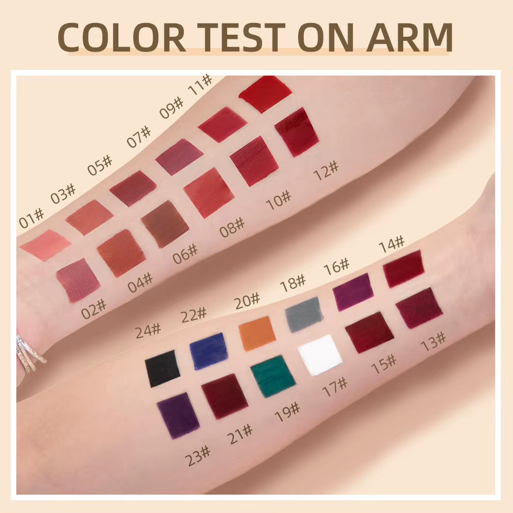 Velvet Pout - Velvet Matte Liquid Lipstick - Waterproof Long Lasting