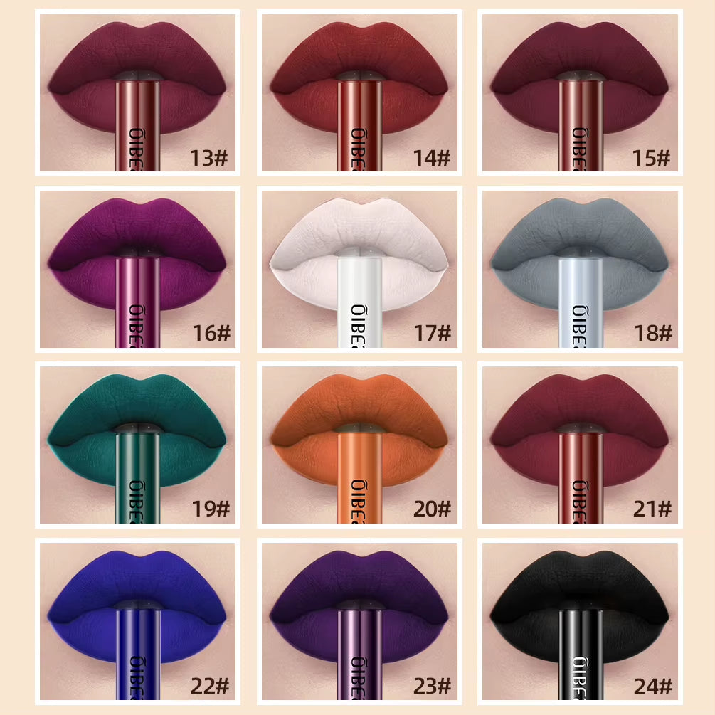 Velvet Pout - Velvet Matte Liquid Lipstick - Waterproof Long Lasting